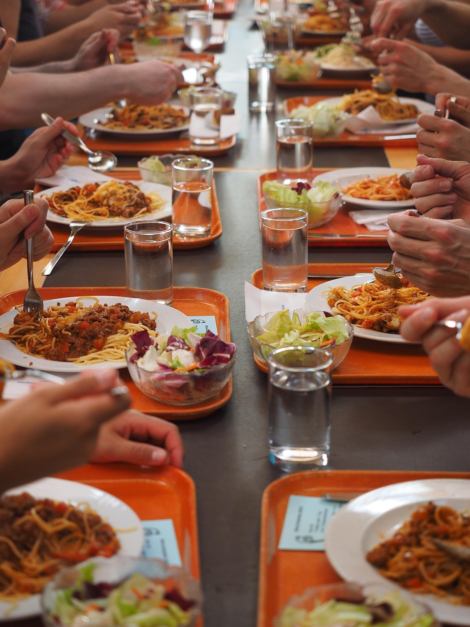 Harbourlight Community Kitchen volunteers serving meals